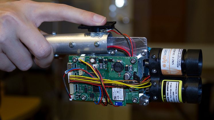 Laser i handen hjälp för synskadade