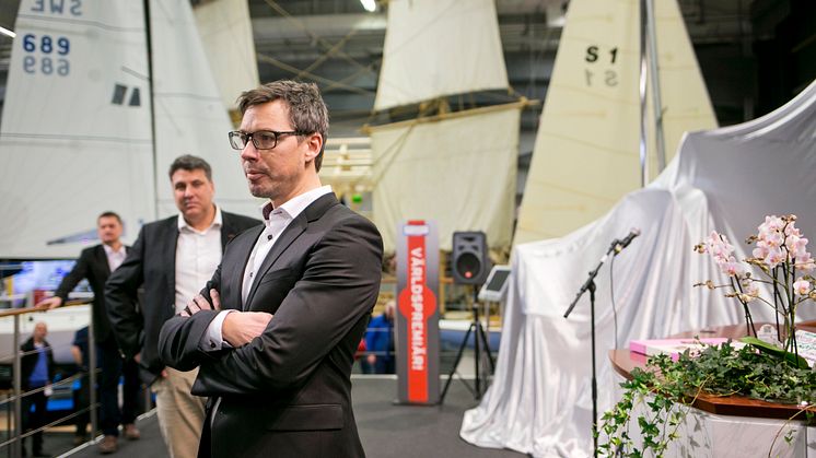 Båtmässan 2014  Världspremiärvisning i Nimbus monter