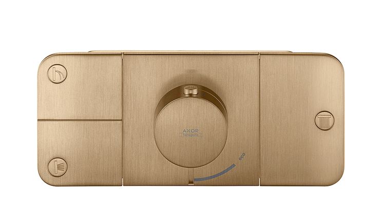 Axor One_Thermostat_Brushed_Bronze