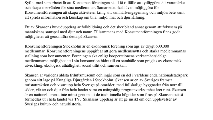 Största kultursponsoratet går till Lill-Skansen 
