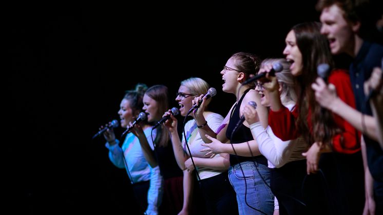 Estetiska programmet , Björknäsgymnasiet 2019. Foto: Petra Älvstrand