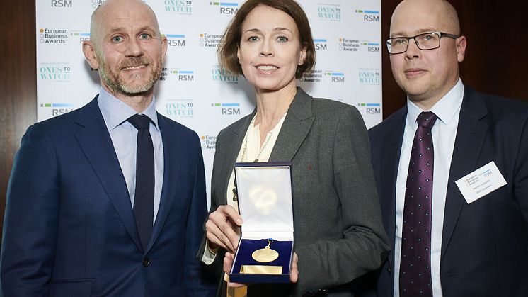 Anna Borgeryd på European Business Awards