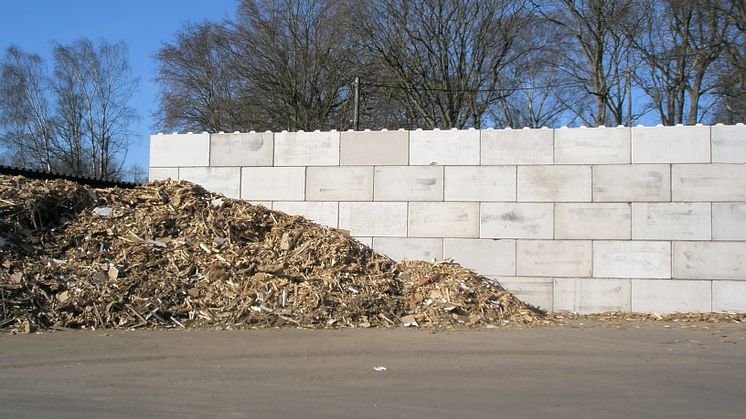 Stödmurar och bullervägg