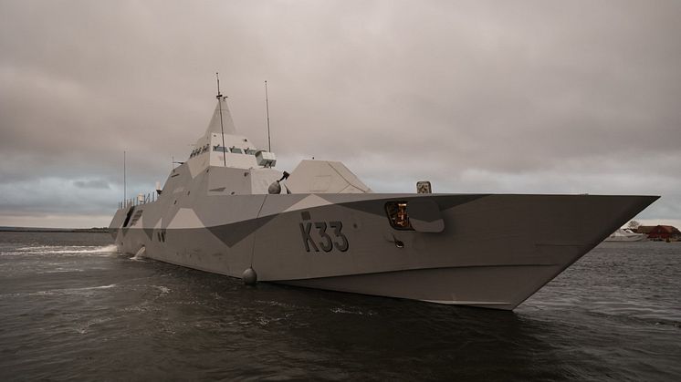 Inbjudan till pressträff när marinen besöker Härnösand
