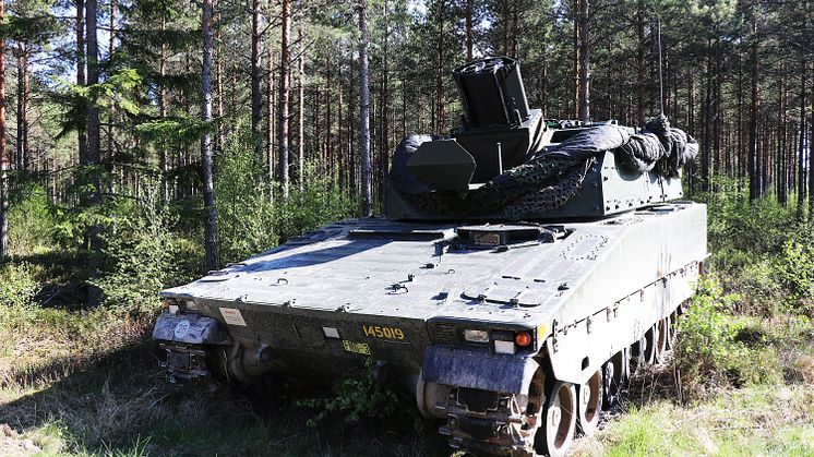 Granatkastarbandvagn 90 (Grkpbv90). Foto: Försvarsmakten