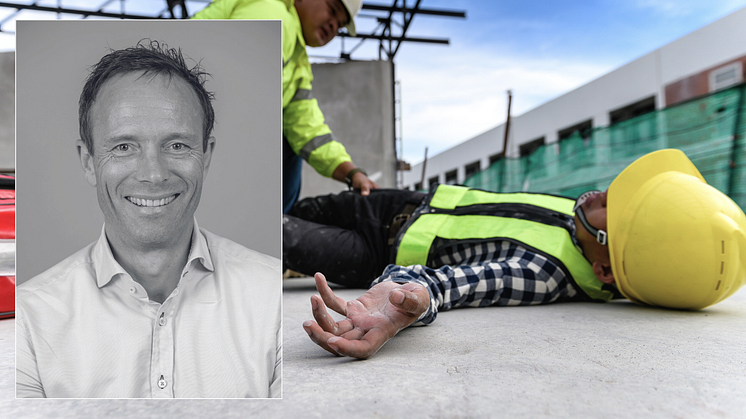 FOKUS PÅ HMS: 21 av 28 arbeidsskadedødsfall skjedde i de tre næringene bygge- og anleggsvirksomhet, transport og lagring og jordbruk. Vegard Aune (bildet) i Skydda Norge jobber hver dag for å skape trygghet på arbeidsplassen. 
