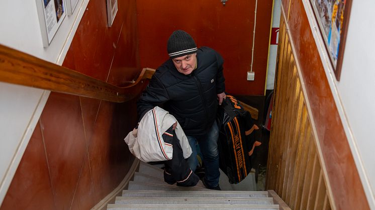 Ken Ecce håller på att etablera sig som Jägersrotränare. Foto: Mikael Rosenquist.