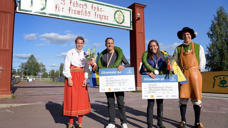 Sébastien Spehler and Alexandra Morozova won Ultravasan 90 Elit 2021