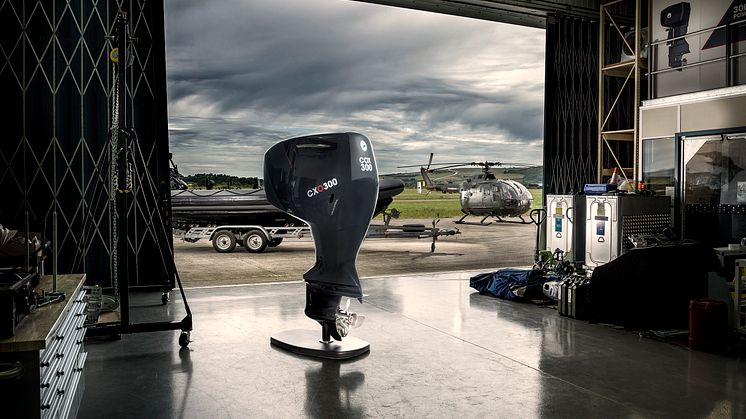 The CXO300 will be tested by the US Coast Guard as part of its research into diesel outboard engine technology
