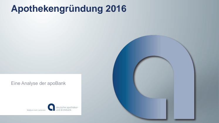 Grafiken: Apothekengründung 2016