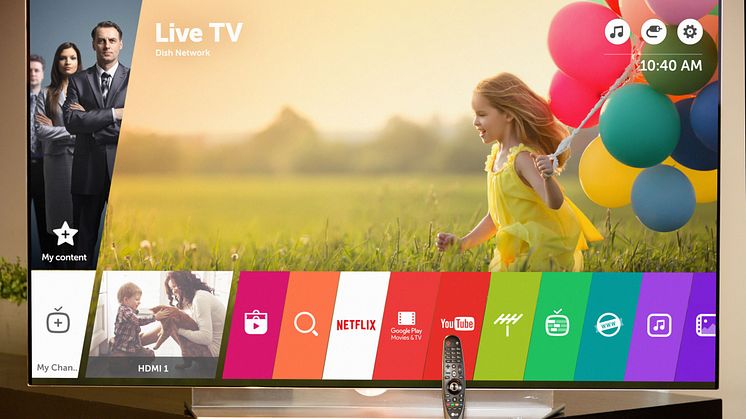 LG INTRODUSERER EN NY VERSJON AV DEN BEJUBLEDE SMART-TV-PLATTFORMEN WEBOS UNDER CES 2016