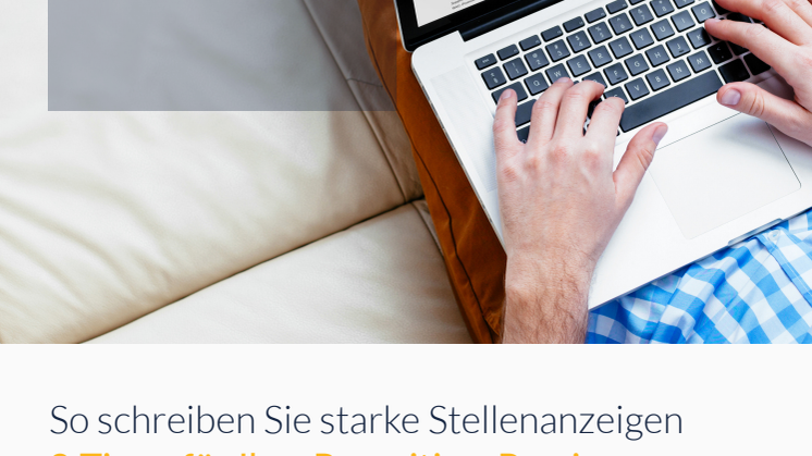 E-Book: Praxis-Tipps - So schreiben Sie starke Stellenanzeigen
