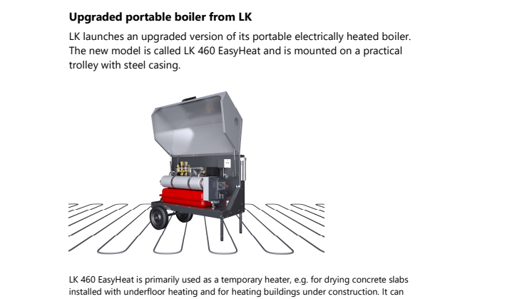 Upgraded portable boiler from LK