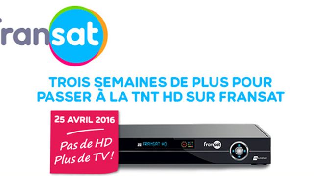 Trois semaines de plus pour passer à la TNT HD sur FRANSAT