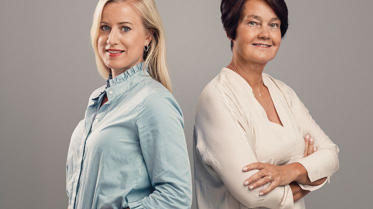 Emilie Erhardt Winiarski och Anne Kihlgren