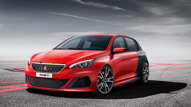 Peugeot på bilsalongen i Frankfurt 2013: Peugeot 308 R Concept - radikalt sportbilskoncept från Peugeot Sport