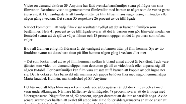 Det är barnen som bestämmer i tv-soffan 