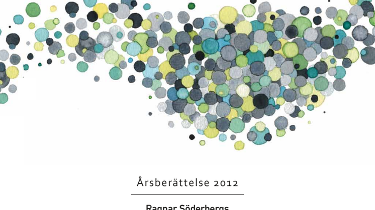 Verksamhetsåret 2012 – Ragnar Söderbergs stiftelse