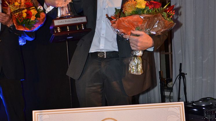 Sven Edwardson från Göteborg vinnare i Coffee Professionals Cup