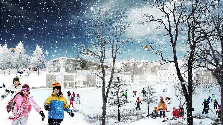 Vattenspegel på vintern. Källa: Sigtuna stadsängar