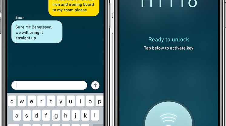 Nordic Choice Hotels app låter dig checka in med mobilen, öppna ditt rum och chatta med receptionen