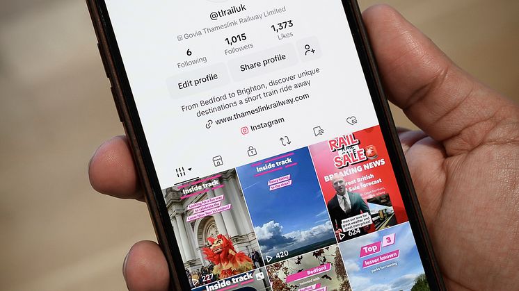 GTR is launching two of its brands - Thameslink and Southern - onto TikTok