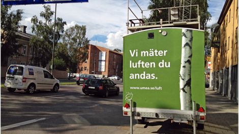 Fortsatt positiv trend för Umeås luftkvalitet