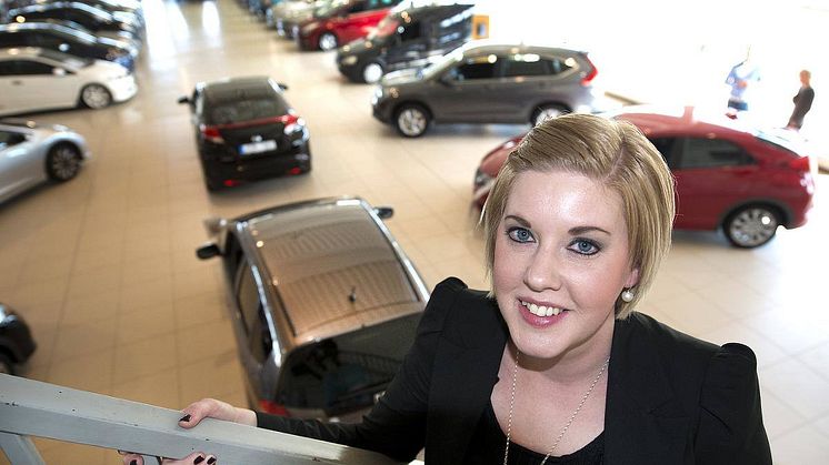 Zandra Magnusson, VD för Wä Bil AB och numera ägare