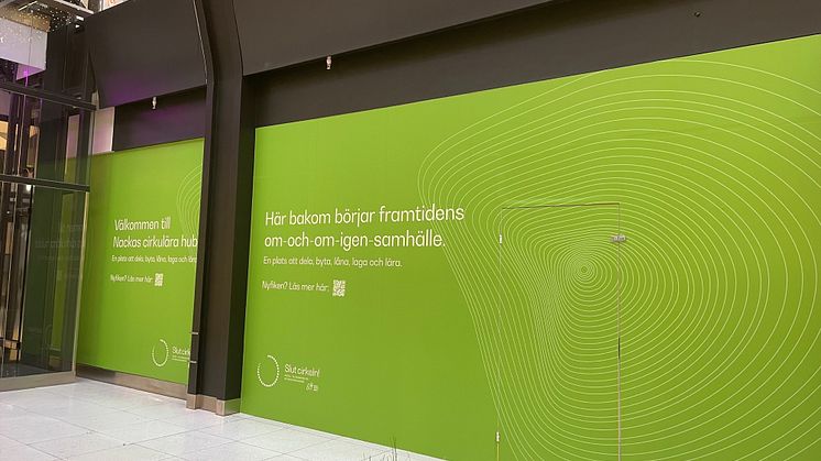 Den cirkulära hubben öppnar den 15 december och är en del i Nacka vatten och avfalls nya initiativ Slut cirkeln! 