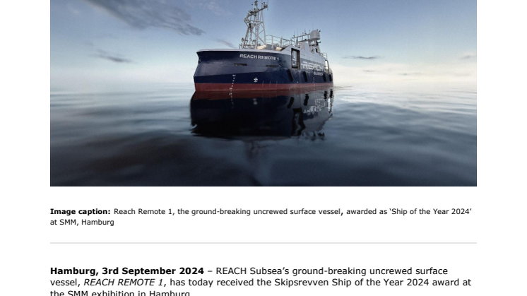 Reach Remote 1 Named Ship of the Year at SMM_Press Release .pdf