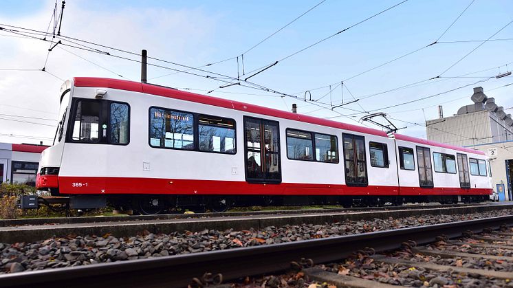 Seitenansicht des neuen B-Wagens