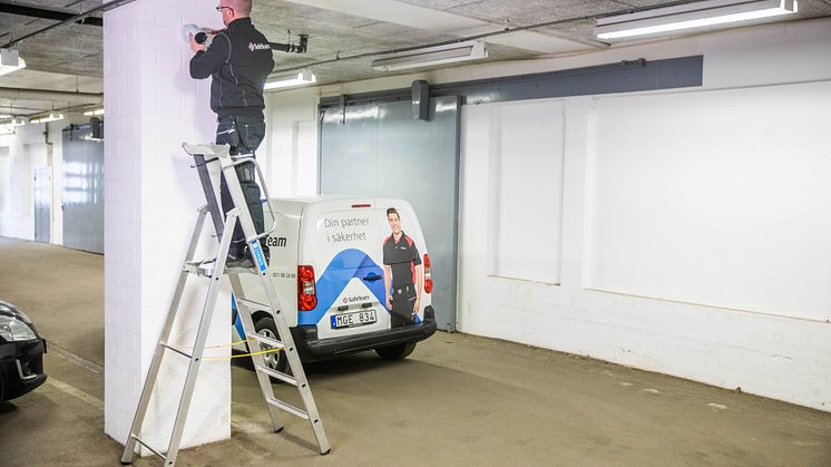 SafeTeam - kamera i parkeringshus