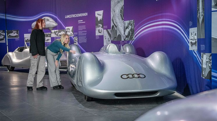 Auto Union Type C Stromlinie racerbil fra AUDI AG's historiske bilsamling