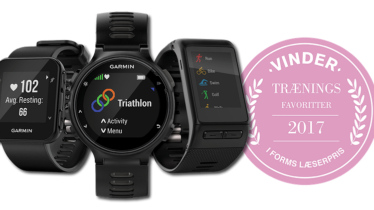 Garmin vinder i tre produktkategorier