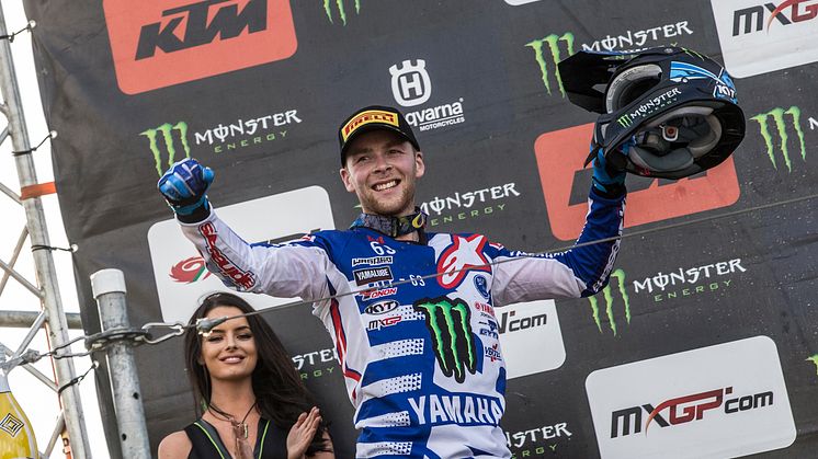 第2ヒートで2017年初優勝を果たしたYamaha Factory Racingのロマン・フェーブル