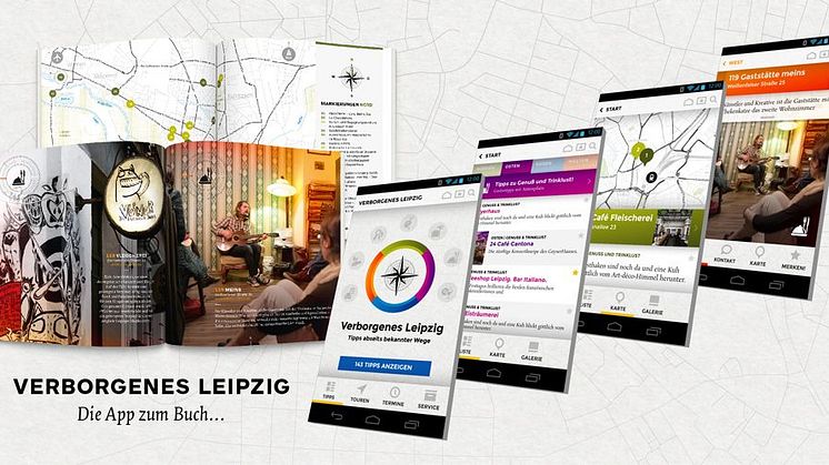 "Verborgenes Leipzig.Tipps abseits bekannter Wege"- der Stadtführer als Buch, Website & App