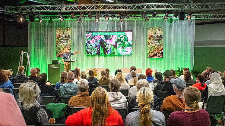 2-3 oktober 2024: På trädgårdsmässan Elmia Garden möttes yrkesverksamma från hela branschen för att göra affärer, nätverka och utforska framtida utmaningar.