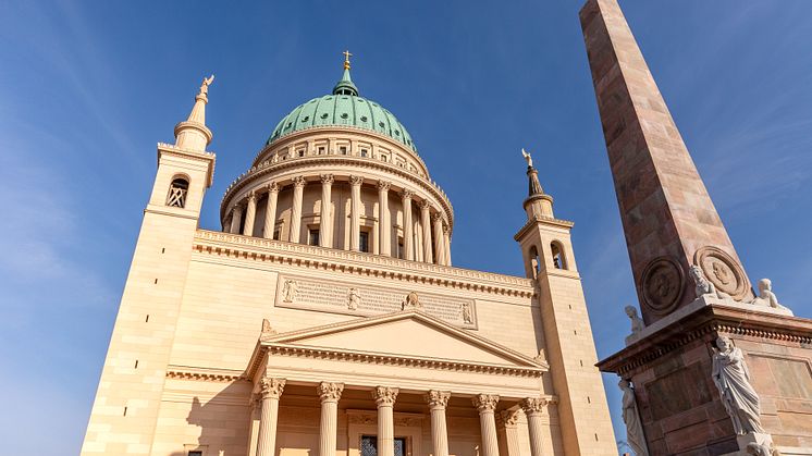 In der Nikolaikirche in Potsdam wird auch in diesem Jahr wieder „Jedermann“ von Hugo von Hofmannsthal aufgeführt. Foto: TMB-Fotoarchiv/Steffen Lehmann. 