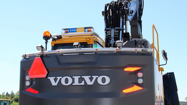 ​Swecon erbjuder ny motviktsbåge från MittX till Volvo grävmaskiner