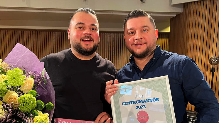 Festerix i Huddinge Centrum utsågs idag till Årets centrumaktör 2022.