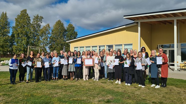 Kursbevis till personalen