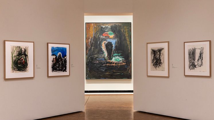 Georg Baselitz Med begge bena først/Feet First