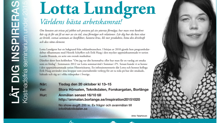 Låt dig inspireras av Lotta Lundgren