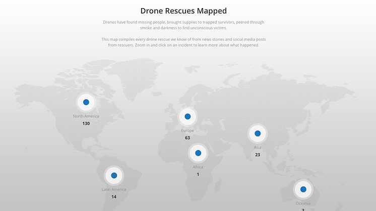 New DJI Drone Rescue Map Tracks Drone-Assisted Rescues Worldwide