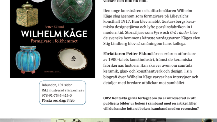 Modernt porträtt av Sveriges keramiske kung
