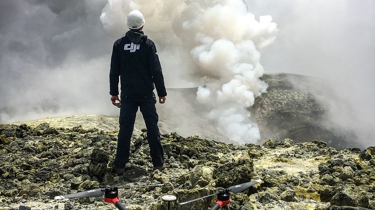DJI Drones Make Breakthrough in Volcano Research