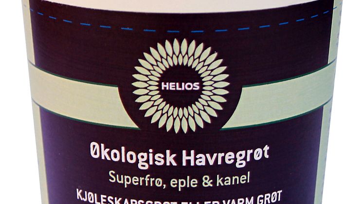 Helios havregrøt med superfrø eple & kanel økologisk 50 g