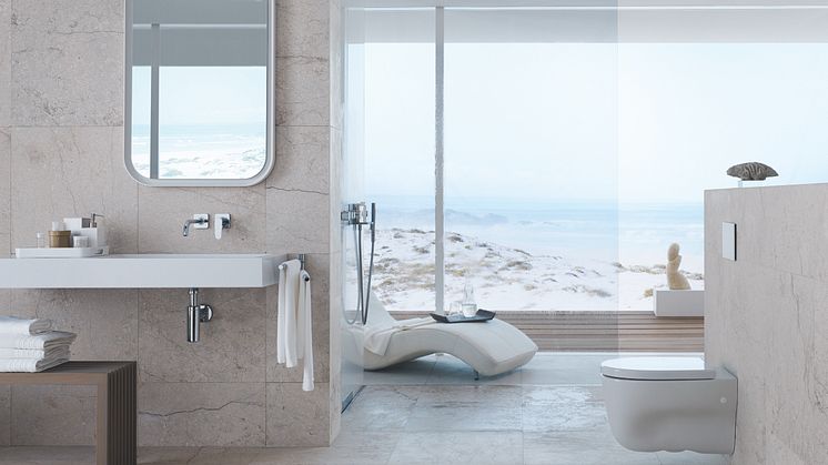 Geberit vägghängt WC-system - badrumsinspiration