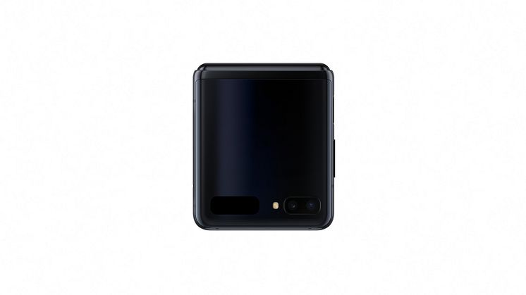 Samsung Galaxy Z Flip_closed front_black mirror