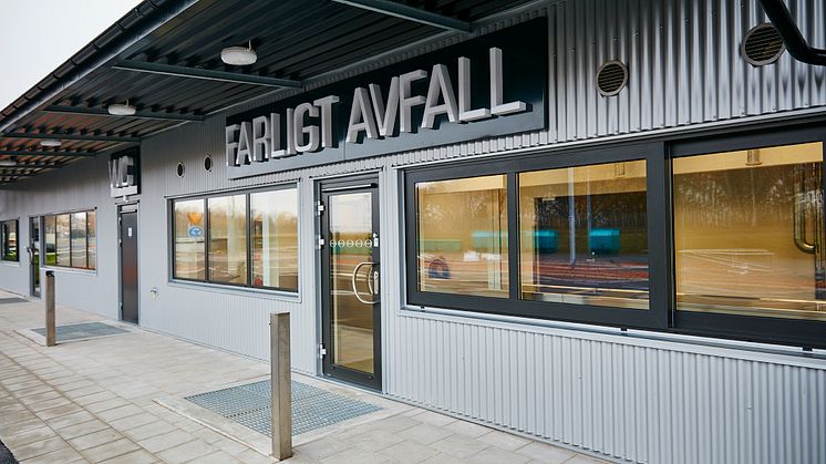 Mindre prylsvinn och mer återvinning - nu öppnar Helsingborgs nya återvinningscentral